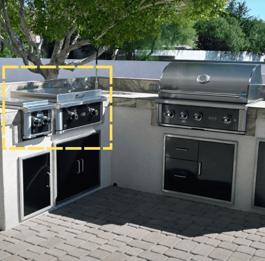 Built-In Outdoor Griddle