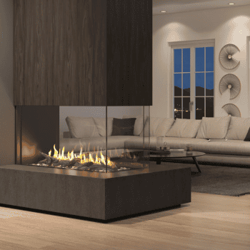 Multi-Sided Fireplace