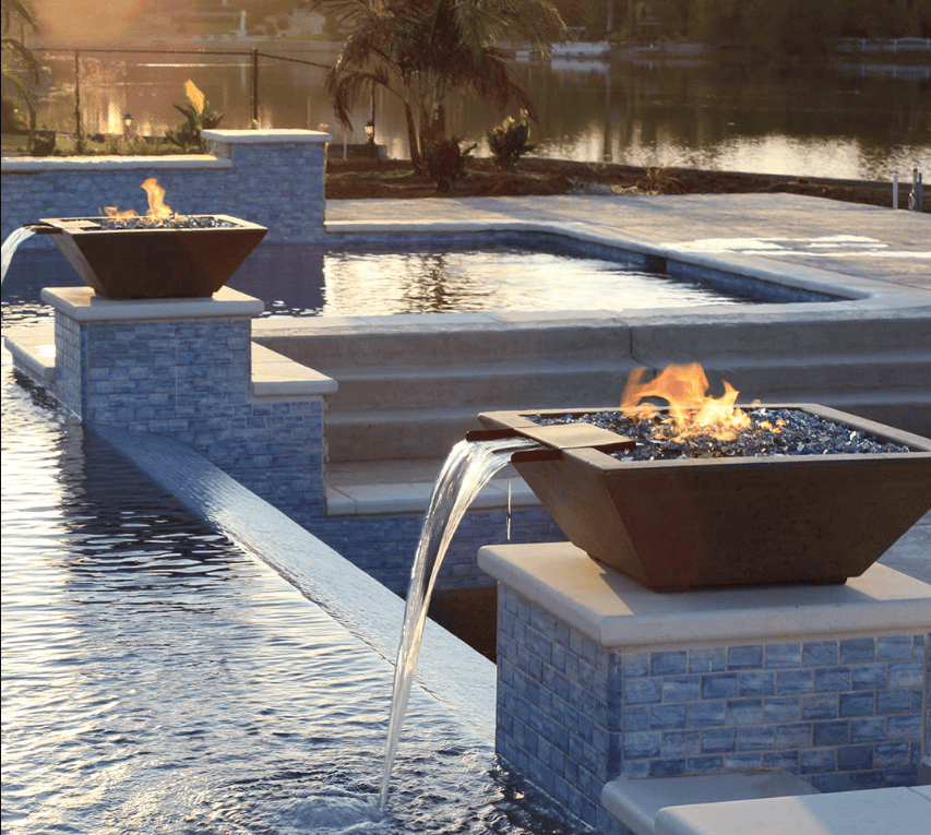Pool Fire Bowl