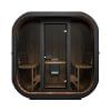 SaunaLife CL7G Outdoor Cube Sauna Front