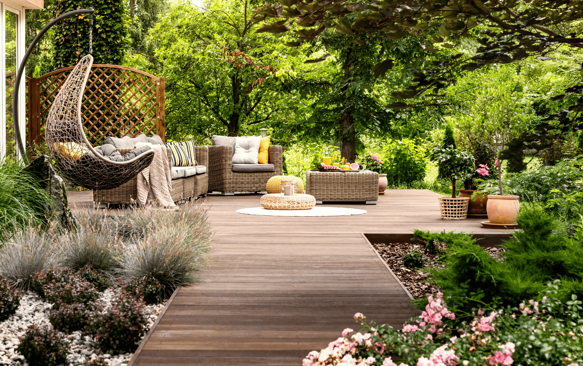 Outdoor Lounge in a Garden
