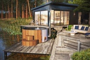SaunaLife Wood Burning Hot tub