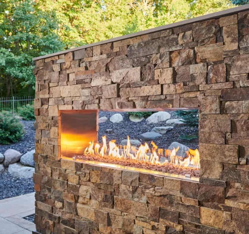 Outdoor Gas Fireplace