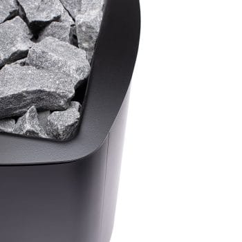 Narvi NC Black Wood-Burning Sauna Stove, Up to 17kW