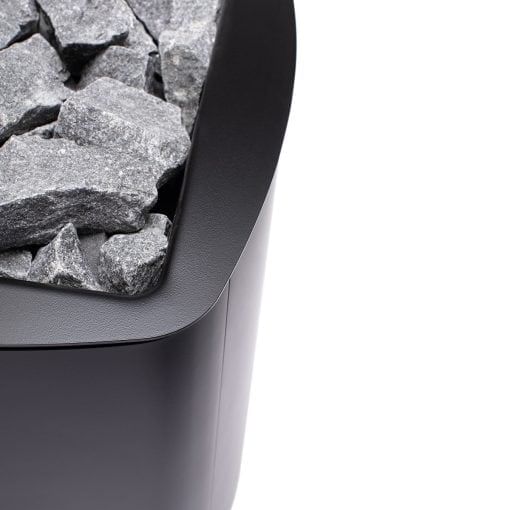 Narvi NC Black Wood-Burning Sauna Stove, Up to 17kW