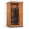 Finnmark Designs FD-1 Full Spectrum Infrared Sauna Dimensions