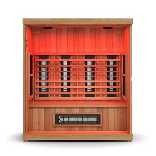 Finnmark Designs FD-3 Full Spectrum Infrared Sauna Interior