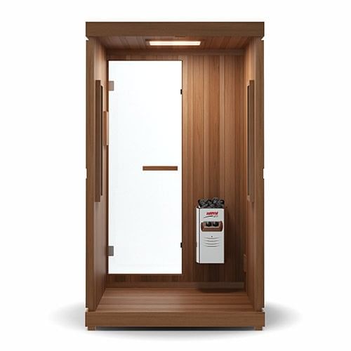 Finnmark FD-4 2 Person Infrared & Steam Sauna Combo Interior Front