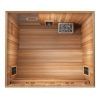 Finnmark FD-5 4-Person Infrared & Traditional Steam Sauna Floor Plan