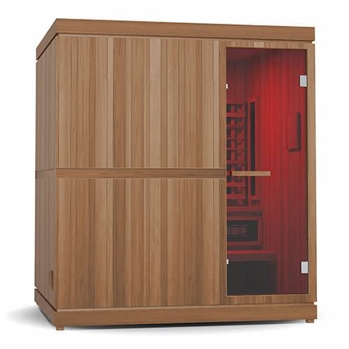 Finnmark FD-5 4-Person Infrared & Traditional Steam Sauna Red Light
