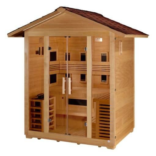 Golden Designs "Gargellen" 5 Person Hybrid Outdoor Sauna