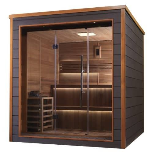 Golden Designs Bergen 6 Person Outdoor Traditional Sauna (GDI-8206-01)