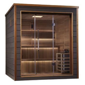 Golden Designs Bergen 6 Person Outdoor Traditional Sauna (GDI-8206-01)
