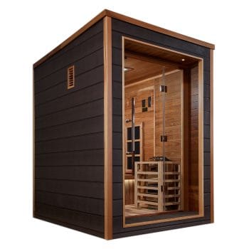 Golden Designs Nora 2 Person Outdoor-Indoor Hybrid Full Spectrum Sauna