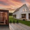 Golden Designs Nora 2 Person Outdoor-Indoor Hybrid Full Spectrum Sauna