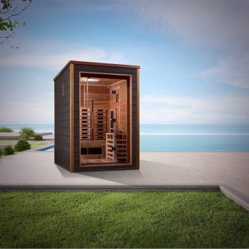 Golden Designs Nora 2 Person Outdoor-Indoor Hybrid Full Spectrum Sauna