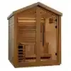 Golden Designs Savonlinna 3 Person Outdoor Traditional Sauna Side
