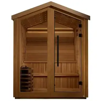 Golden Designs Kaarina 6 Person Outdoor Traditional Sauna front