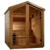 Golden Designs Kaarina 6 Person Outdoor Traditional Sauna side 2