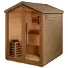 Golden Designs Kaarina 6 Person Outdoor Traditional Sauna