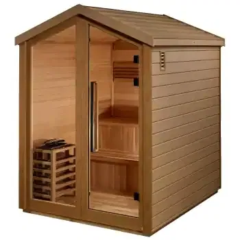 Golden Designs Kaarina 6 Person Outdoor Traditional Sauna