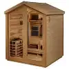 Golden Designs Loviisa 3 Person Full Spectrum Hybrid Outdoor Sauna