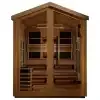 Golden Designs Kaskinen 6 Person Full Spectrum Hybrid Outdoor Sauna