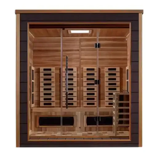 Golden Designs Visby 3 Person Hybrid Outdoor Sauna (GDI-8223-01)
