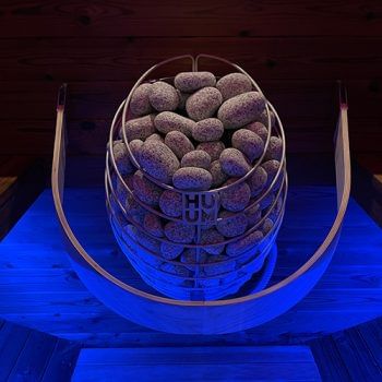 HUUM Drop Electric Sauna Heater Blue Light
