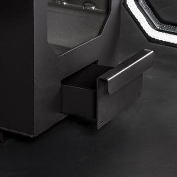 HUUM Hive Flow Mini LS Wood-Burning Sauna Stove with Firebox Extension 8.5kW Ash Drawer