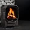 HUUM Hive Flow Mini Wood-Burning Sauna Stove 8.5kW Fire