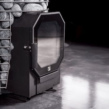 HUUM Hive Flow Wood-Burning Sauna Stove 9.8kW Door