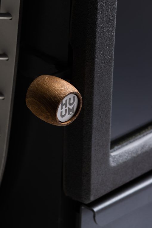 HUUM Hive Heat LS 12 Wood-Burning Sauna Stove Door Detail