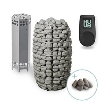 HUUM Hive Mini Electric Sauna Heater Package