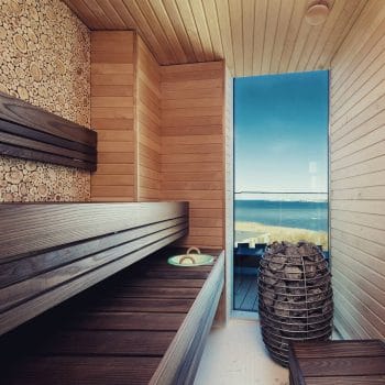 HUUM Hive Mini Electric Sauna Heater Seaside Sauna