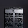 HUUM Steel Electric Sauna Heater Black Background