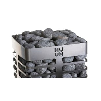 HUUM Steel Electric Sauna Heater Top Closeup
