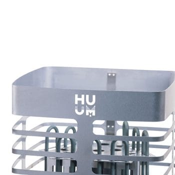 HUUM Steel Electric Sauna Heater Without Rocks Closeup