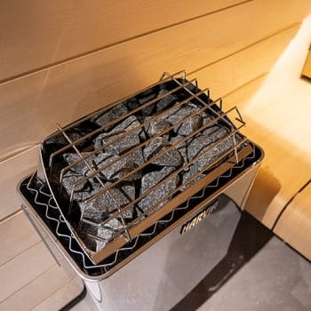 Harvia KIP B Electric Sauna Heater with Built-in Controls Closeup