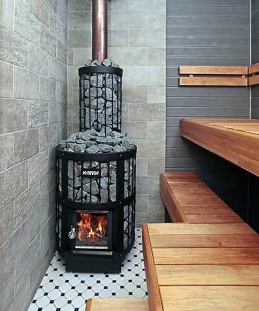 Harvia Legend 300 Legend Series 23.5kW Wood Burning Sauna Stove In Sauna
