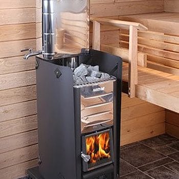 Harvia Pro 20 Wood Burning Sauna Stove With Water Tank