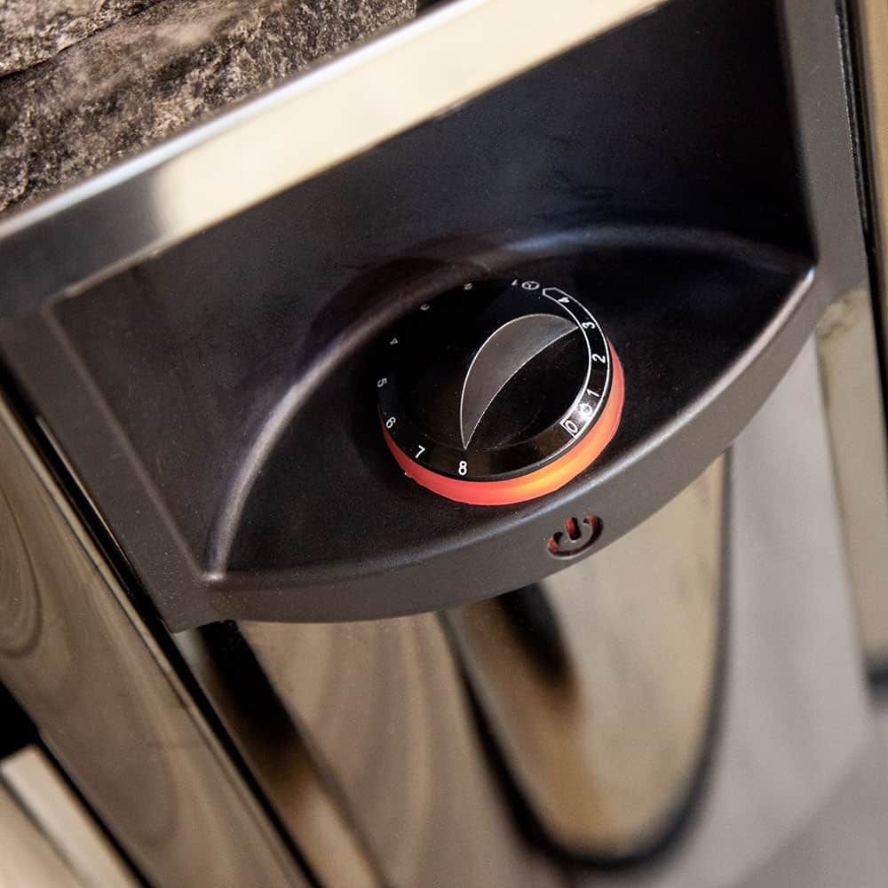 Harvia The Wall SW Electric Sauna Heater Black Stain Controller