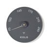 Black KOLO Sauna Thermometer, Degrees Fahrenheit