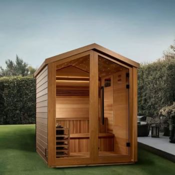 Golden Designs Kaarina 6 Person Outdoor Traditional Sauna