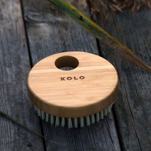 KOLO Sauna Bath Handbrush made of Natural Bamboo with No Handle