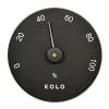 Kolo Hygrometer, Round, Black