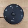 Kolo Sauna Hygrometer, Round, Black