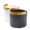 KOLO Sauna Bucket #2 with curved Handle, Bamboo/Aluminum, 1Gal