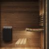 SaunaLife GL6 Outdoor Sauna Kit Interior Bench
