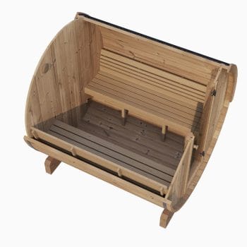 SaunaLife Model E6 3 Person Outdoor Barrel Sauna Floor